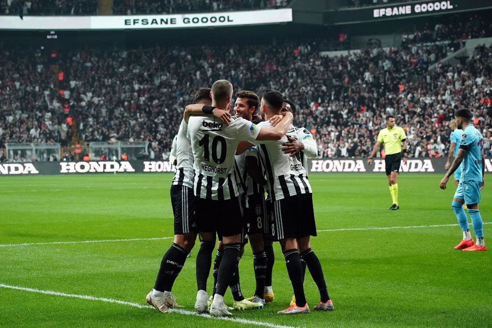 Beşiktaş - Trabzonspor maçı geniş özeti, golleri ve maçtan unutulmaz kareler... 45