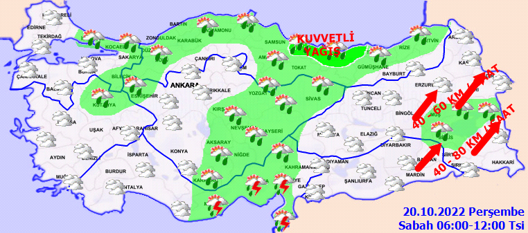 Meteoroloji 5 ile ‘sarı’ 2 ile ‘turuncu’ kodlu uyarı yaptı: Yağışlar çok şiddetli geliyor 3