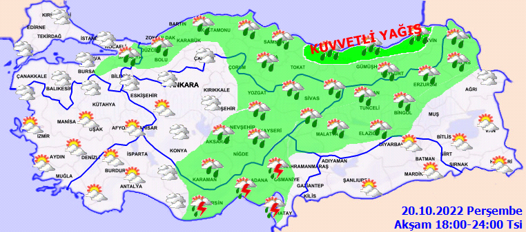 Meteoroloji 5 ile ‘sarı’ 2 ile ‘turuncu’ kodlu uyarı yaptı: Yağışlar çok şiddetli geliyor 5