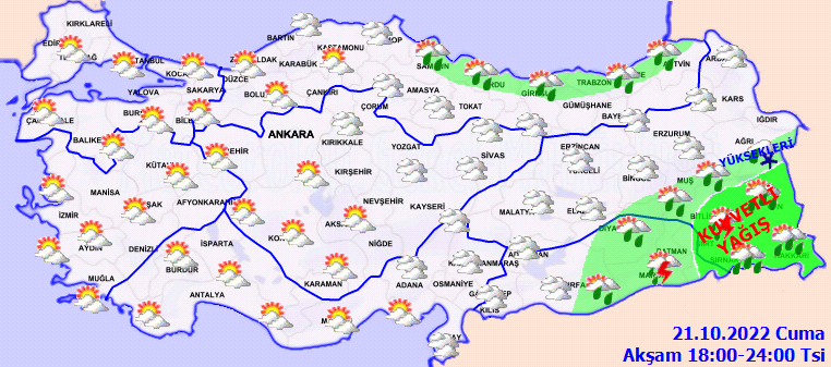 Meteoroloji 18 ile ‘sarı’ 2 ile ‘turuncu’ kodlu uyarı yaptı! Yağışlar kuvvetli geliyor, sel ve su baskınlarına dikkat 4