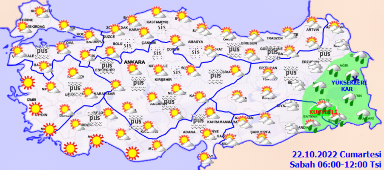 Meteoroloji 2 şehri sel ve su baskını gibi olumsuzluklara karşı uyarıyor! Yurt geneli hava durumu 2