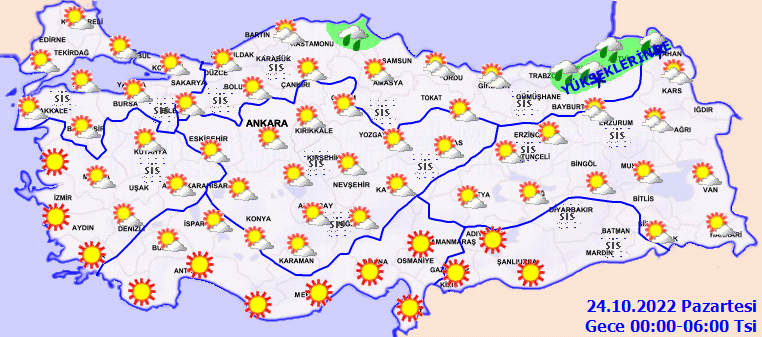 Meteoroloji o illere uyarı yaptı: Gece saatlerine dikkat! Yüksek kesimlerde kar yağışı bekleniyor 5