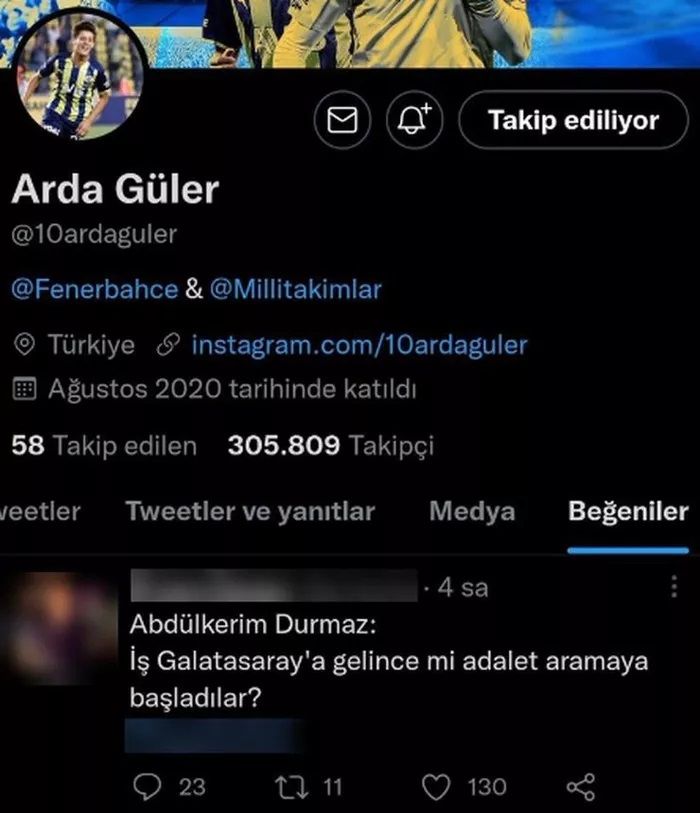 Galatasaray paylaşımına beğenisi olay oldu 9