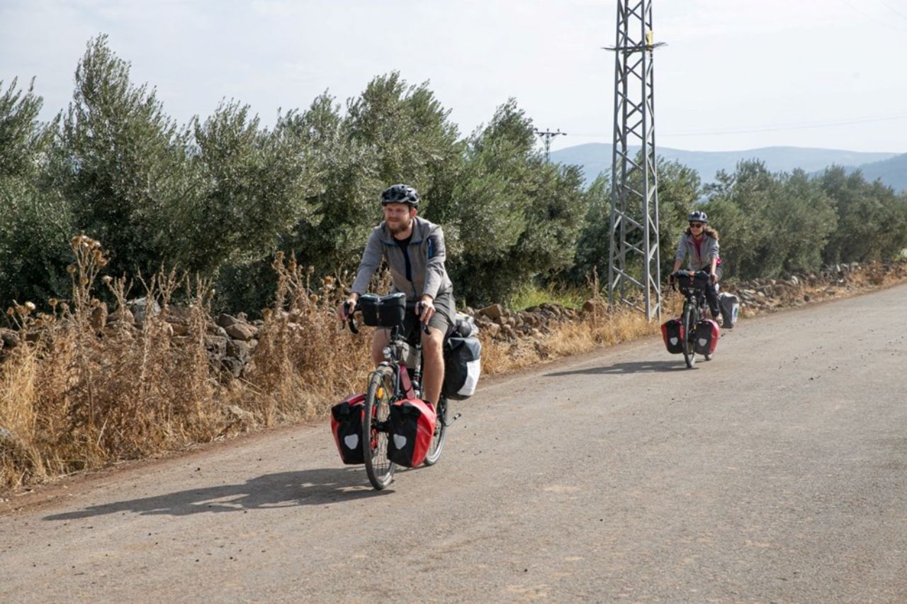 Ekosistemin önemine vurgu yapmak için Almanya’dan pedal çevirerek yola çıkan çift Türkiye’ye ulaştı 5