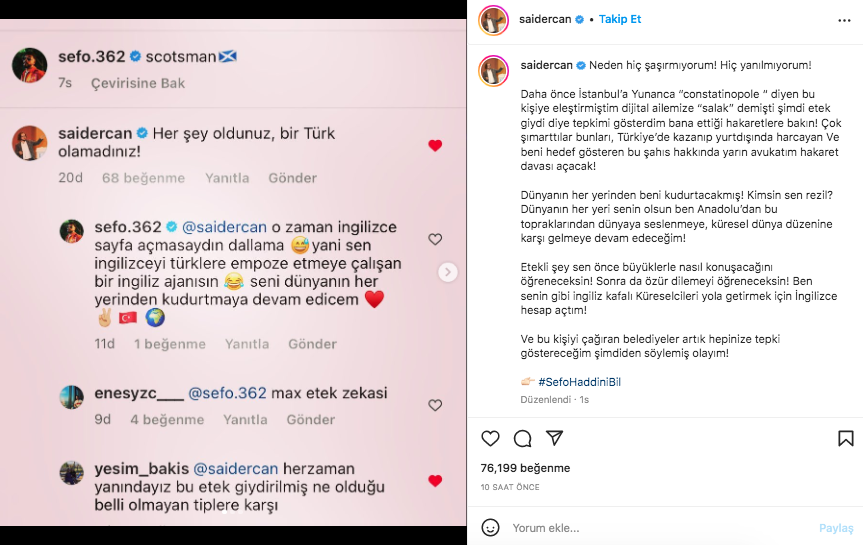 Etek giyen rapçi Sefo'ya tepki yağıyor! Yazar Said Ercan birbirlerine girdiler 7