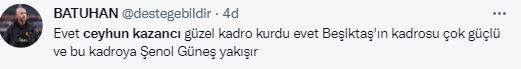 Şenol Güneş Beşiktaş'ta o isimle çalışmak istemiyor 15
