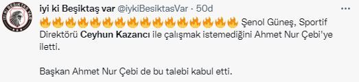 Şenol Güneş Beşiktaş'ta o isimle çalışmak istemiyor 13