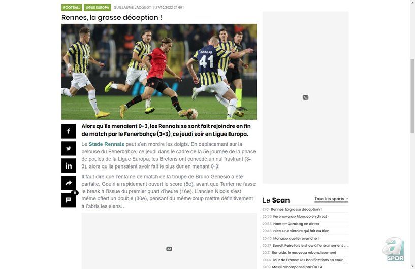 Fransız medyasından ''İstanbul'da çılgın maç''  yorumu! Fenerbahçe'nin tarihi geri dönüşü büyük yankı uyandırdı... 14