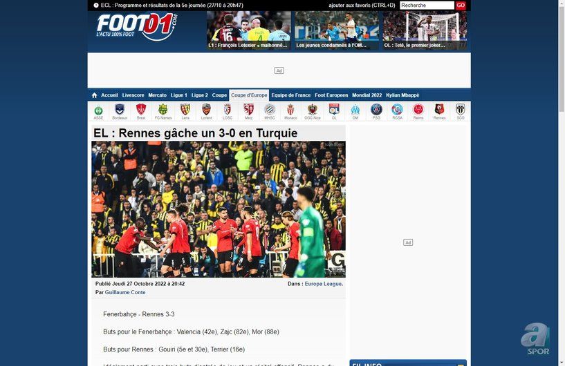 Fransız medyasından ''İstanbul'da çılgın maç''  yorumu! Fenerbahçe'nin tarihi geri dönüşü büyük yankı uyandırdı... 4