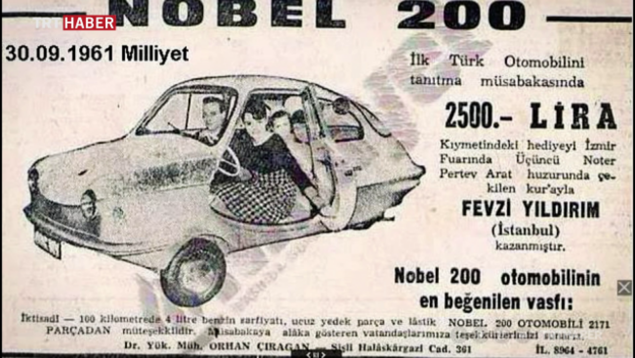 Nobel’den Anadol’a, Devrim’den TOGG’a Türkiye’nin otomobil geçmişi 2