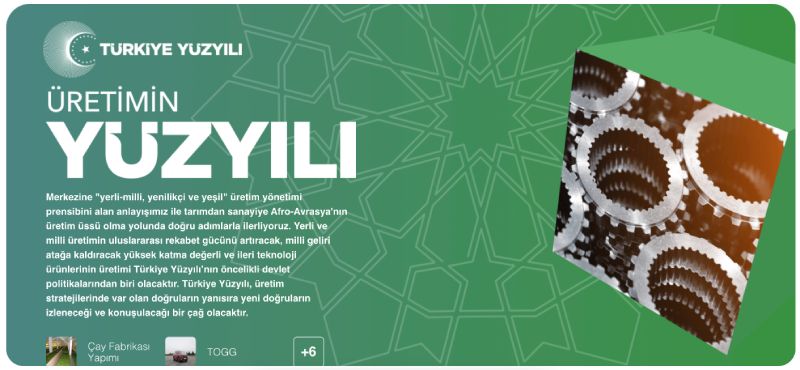 “Türkiye Yüzyılı”nın 16 maddelik yeni vizyonu! 16