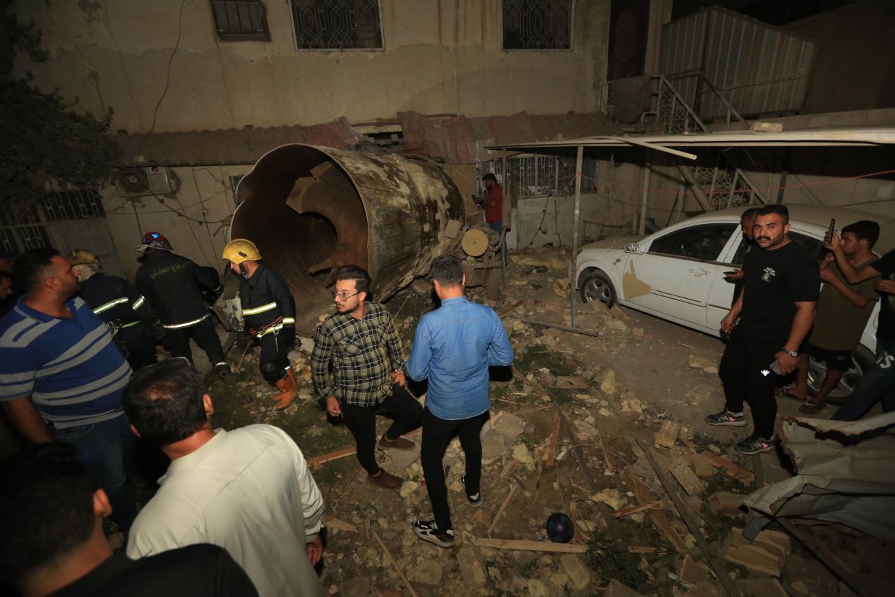 Bağdat’ta gaz tankeri patladı: 3 ölü 7