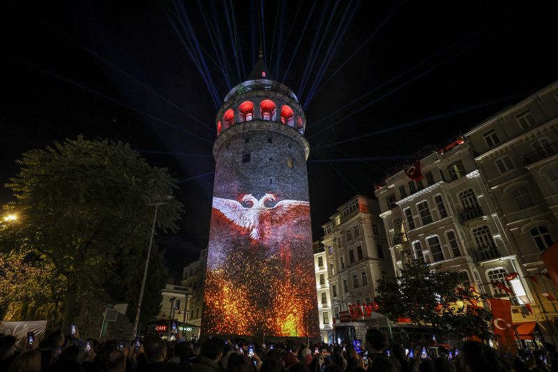 İletişim Başkanlığından mapping gösterisi 1