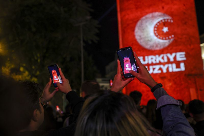 İletişim Başkanlığından mapping gösterisi 2