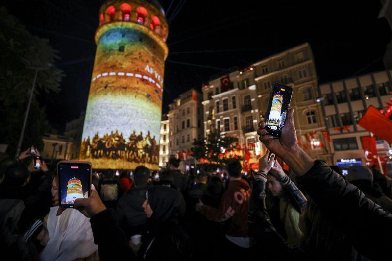 İletişim Başkanlığından mapping gösterisi 5