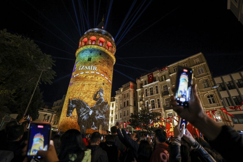 İletişim Başkanlığından mapping gösterisi 6