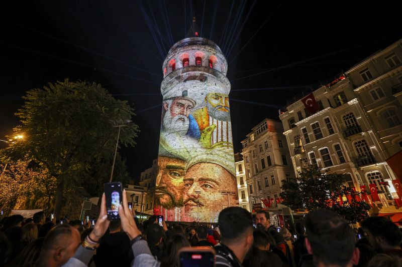 İletişim Başkanlığından mapping gösterisi 8