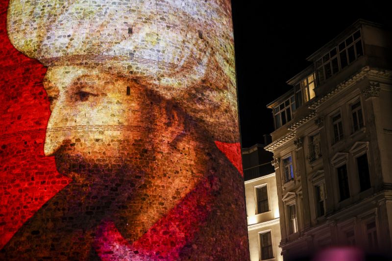 İletişim Başkanlığından mapping gösterisi 13