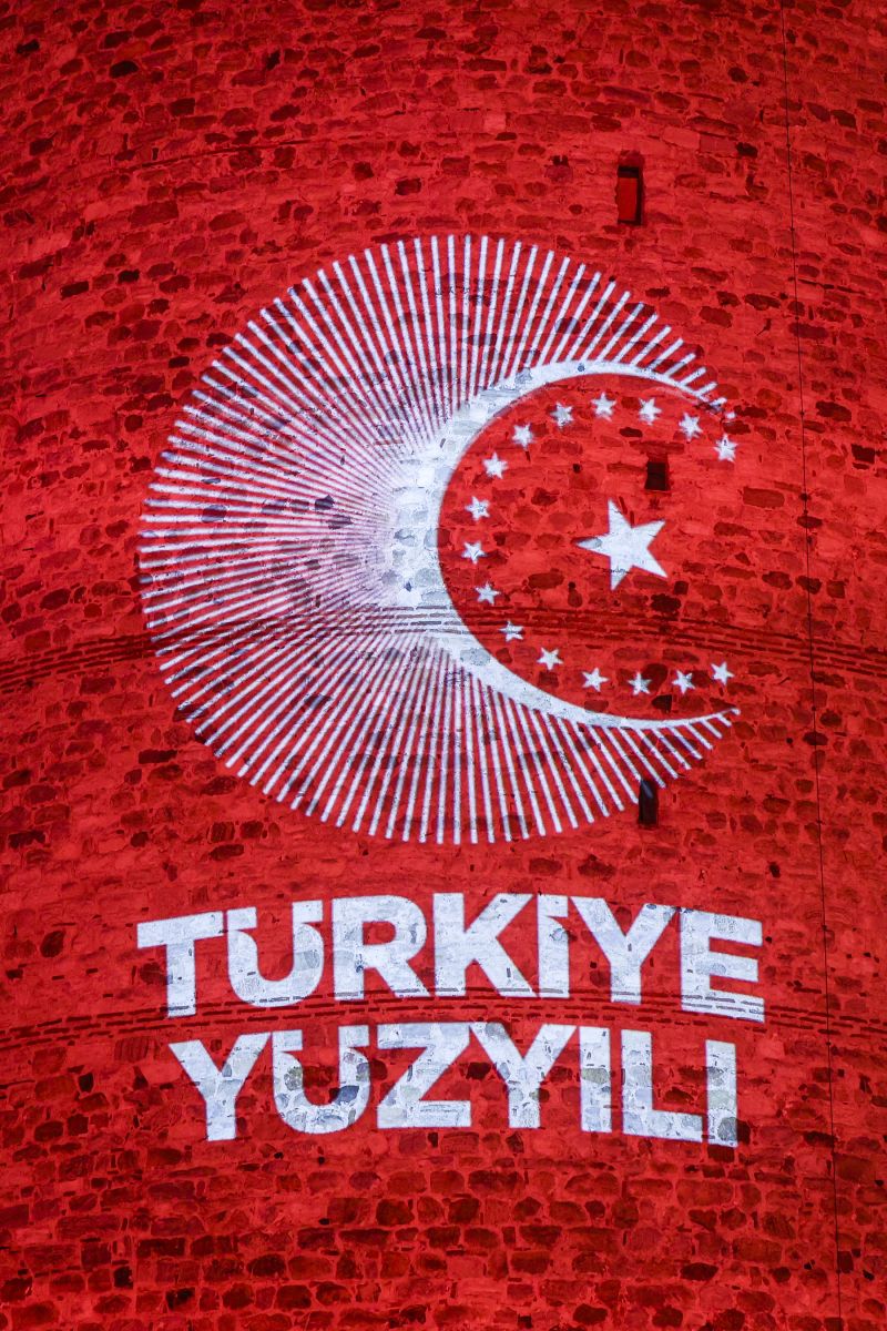 İletişim Başkanlığından mapping gösterisi 15