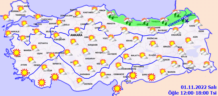 Meteorolojiden 2 ile ‘sarı’ kodlu uyarı: Kuvvetli yağış bekleniyor! 3