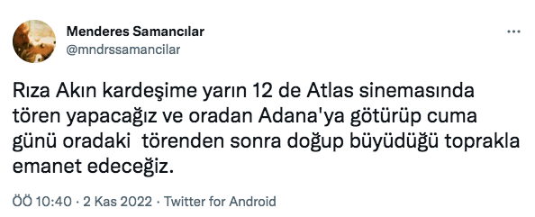 Rıza Akın'ın vefatı sanat camiasını yasa boğdu... Ünlü isimler üzüntülerini bu sözlerle dile getirdiler 14
