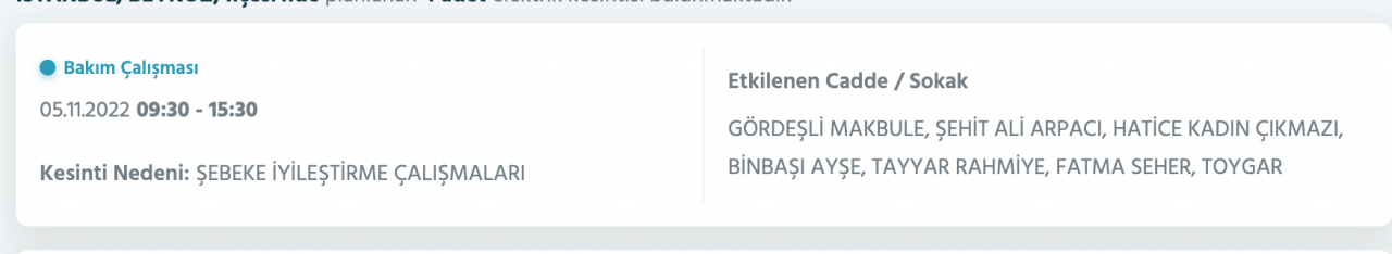 BEDAŞ ve AYEDAŞ’tan kesinti uyarısı! (5 KASIM CUMARTESİ 2022) 49