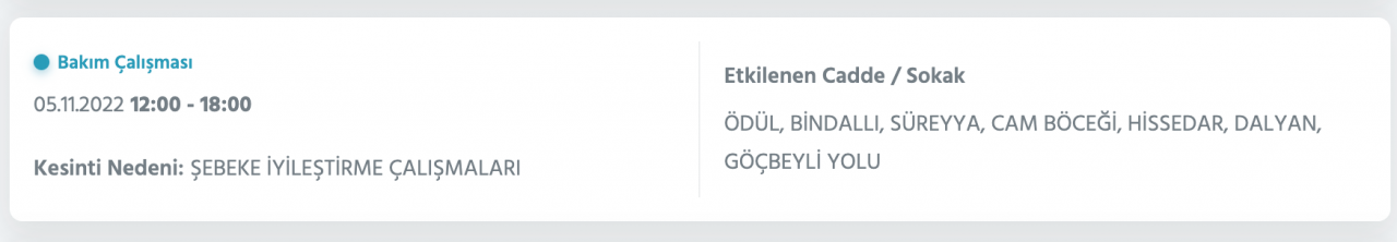 BEDAŞ ve AYEDAŞ’tan kesinti uyarısı! (5 KASIM CUMARTESİ 2022) 55
