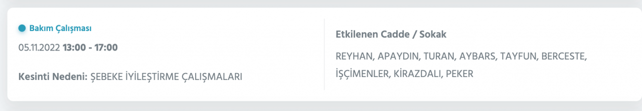 BEDAŞ ve AYEDAŞ’tan kesinti uyarısı! (5 KASIM CUMARTESİ 2022) 52
