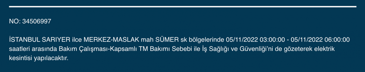 BEDAŞ ve AYEDAŞ’tan kesinti uyarısı! (5 KASIM CUMARTESİ 2022) 40