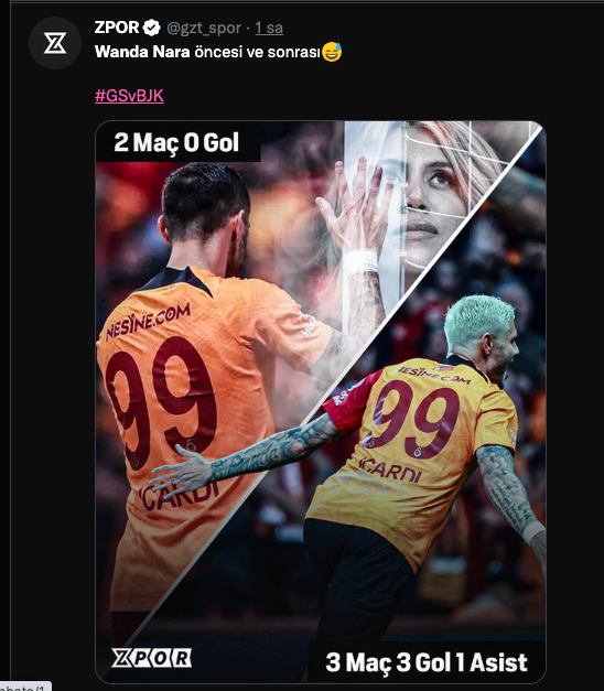 Icardi sosyal medyada viral oldu: "Ne kaybettiğini gör Wanda Nara" 4