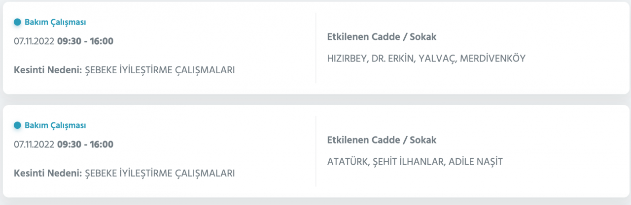 İstanbul’da 31 ilçeyi etkileyen elektrik kesintisi! (7 KASIM PAZARTESİ 2022) 56