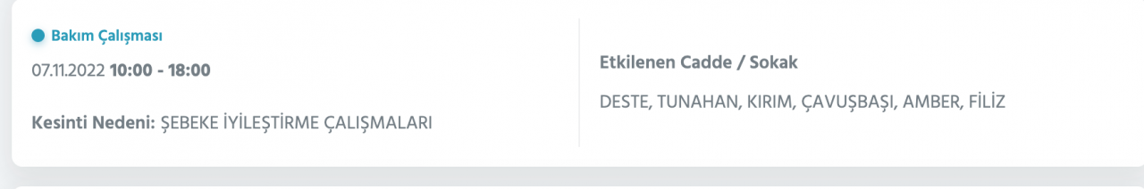 İstanbul’da 31 ilçeyi etkileyen elektrik kesintisi! (7 KASIM PAZARTESİ 2022) 65