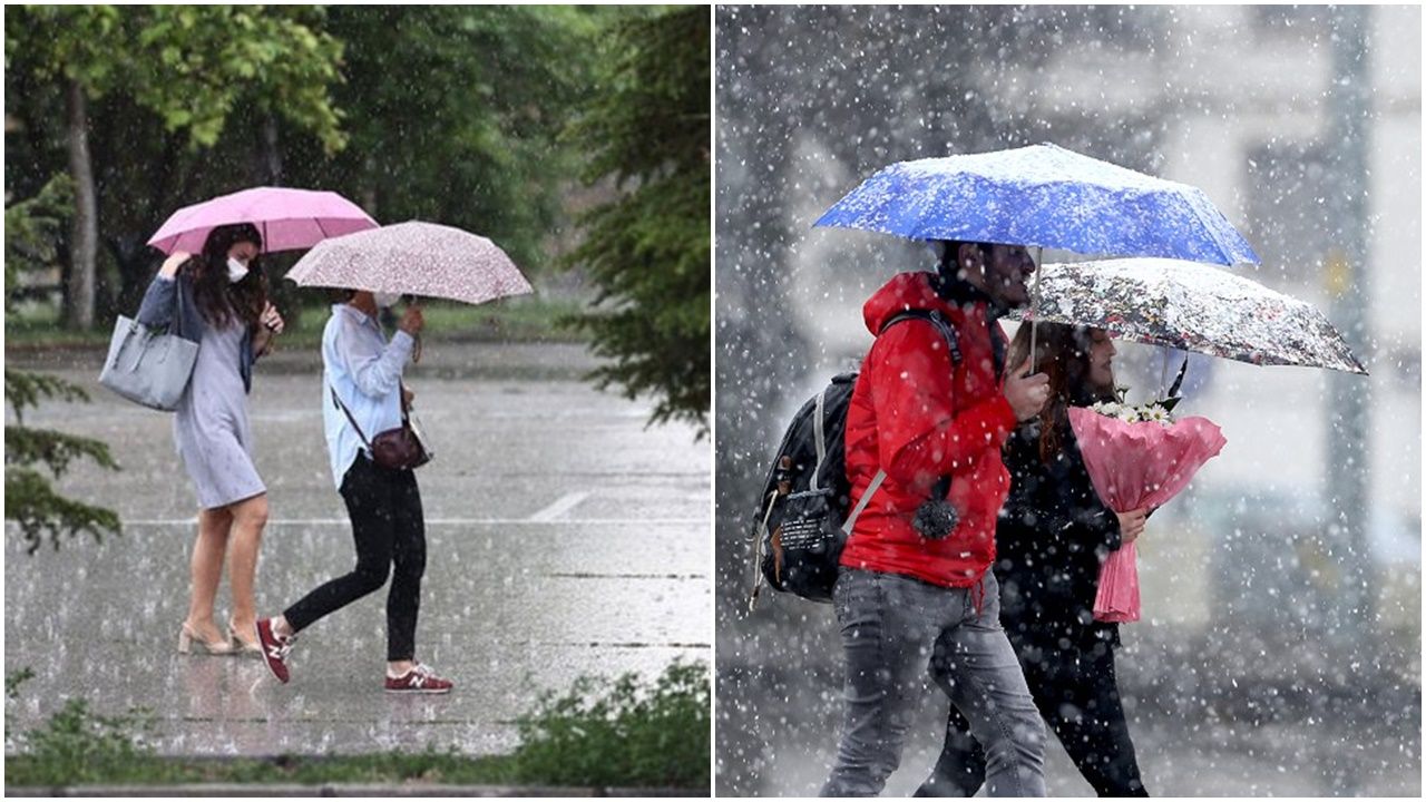 Meteoroloji uyardı! Yağmur ve kar yağışı o tarihe kadar aralıksız devam edecek 1