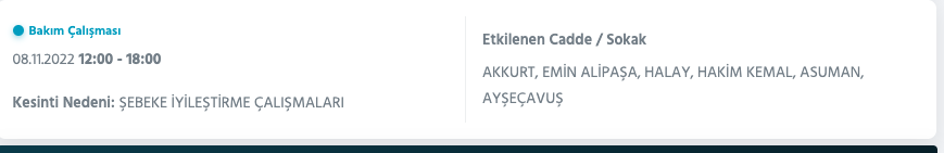 İstanbul’da 31 ilçeyi etkileyen elektrik kesintisi! (8 KASIM SALI 2022) 40