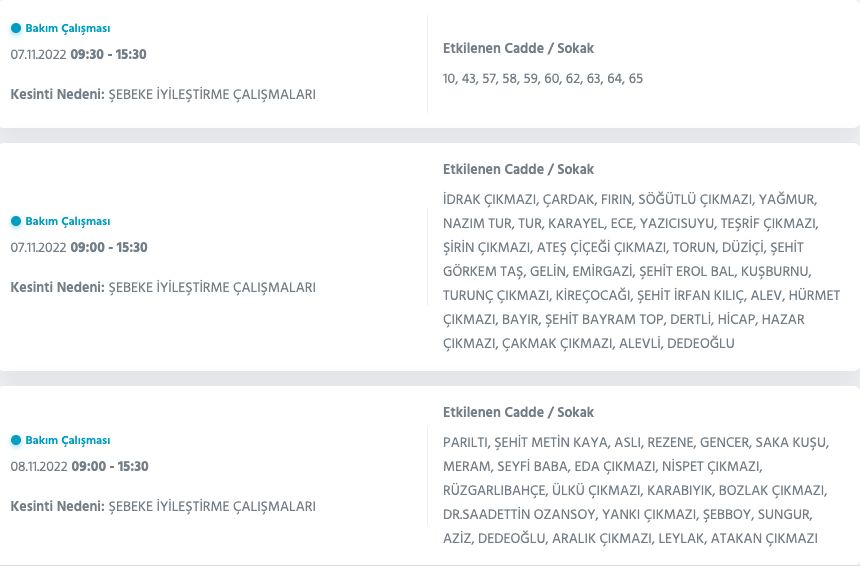 İstanbul’da 31 ilçeyi etkileyen elektrik kesintisi! (8 KASIM SALI 2022) 35