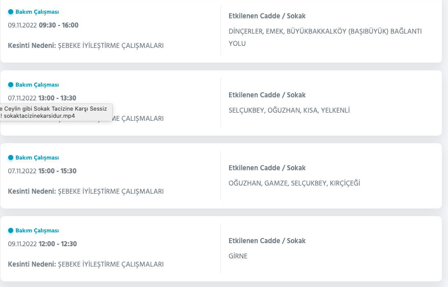 İstanbul’da 31 ilçeyi etkileyen elektrik kesintisi! (8 KASIM SALI 2022) 43