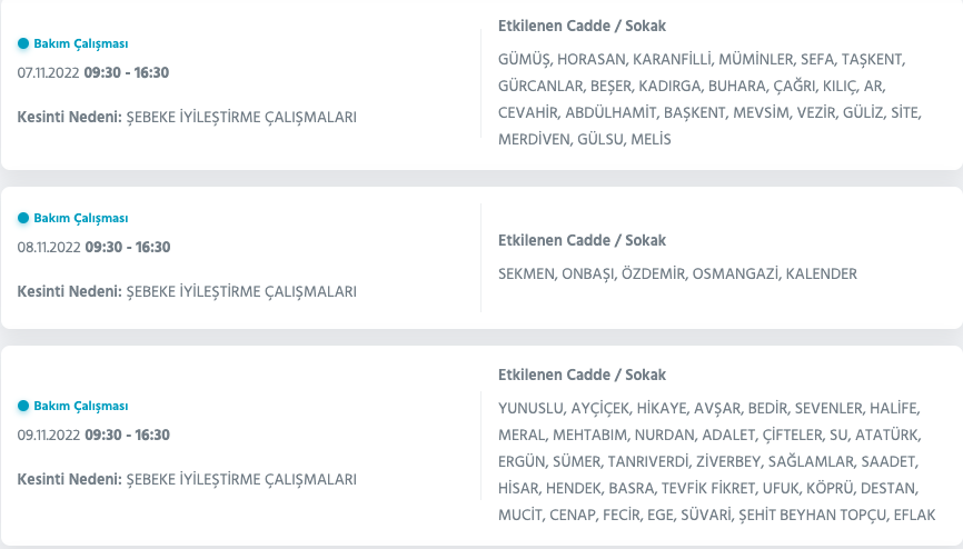 İstanbul’da 31 ilçeyi etkileyen elektrik kesintisi! (8 KASIM SALI 2022) 49