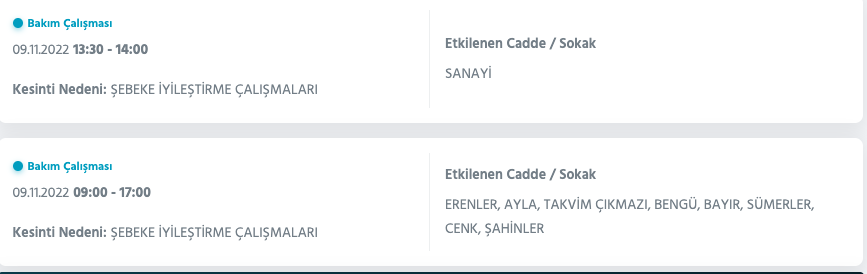 İstanbul’da 31 ilçeyi etkileyen elektrik kesintisi! (8 KASIM SALI 2022) 44