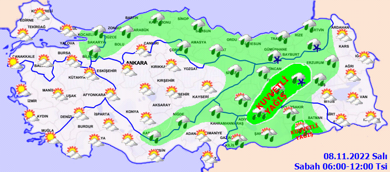 Meteorolojiden 7 ile ‘sarı’ kodlu uyarı! Yurt genelinde kuvvetli yağış hakim olacak 2