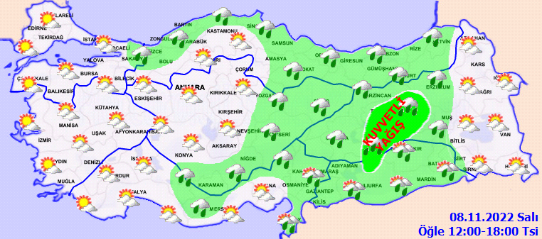 Meteorolojiden 7 ile ‘sarı’ kodlu uyarı! Yurt genelinde kuvvetli yağış hakim olacak 3