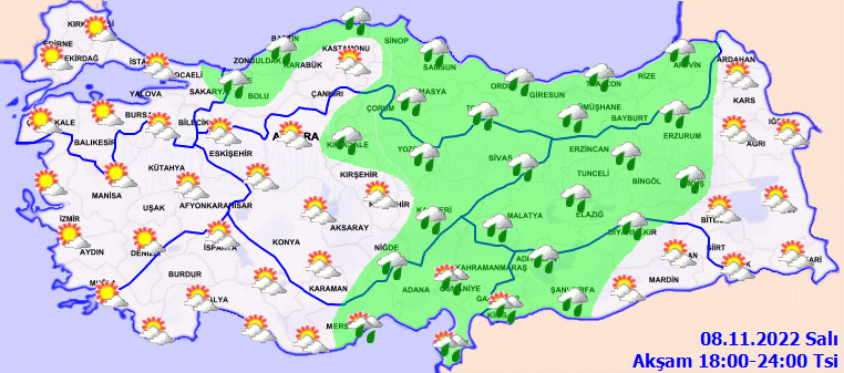 Meteorolojiden 7 ile ‘sarı’ kodlu uyarı! Yurt genelinde kuvvetli yağış hakim olacak 4