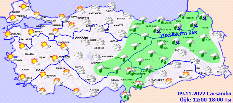 Meteoroloji’den yurt geneline uyarı yapıldı 7