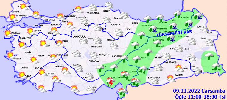 Meteoroloji il il uyardı: O illerde yağış bekleniyor 3