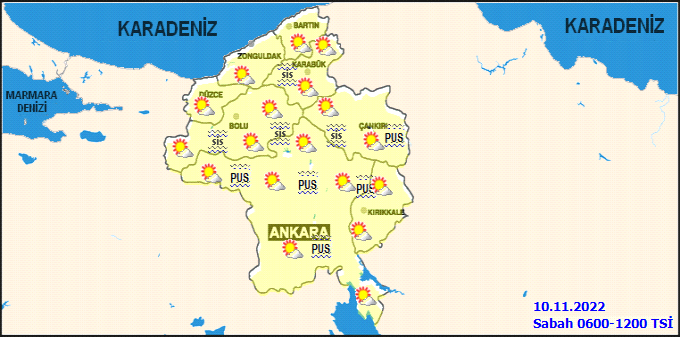 Ankaralılar sisli bir güne uyanacak 2