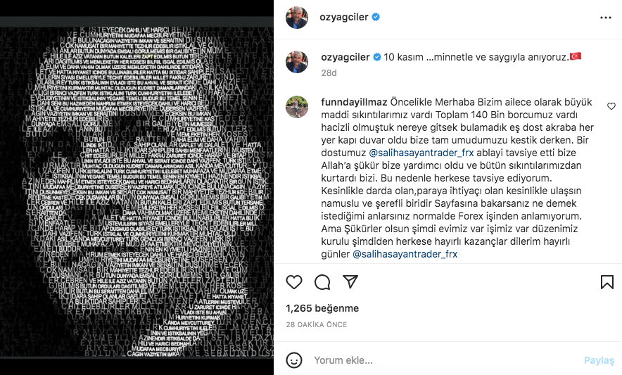 Ünlü isimlerden '10 Kasım Atatürk'ü Anma Günü' paylaşımları 32