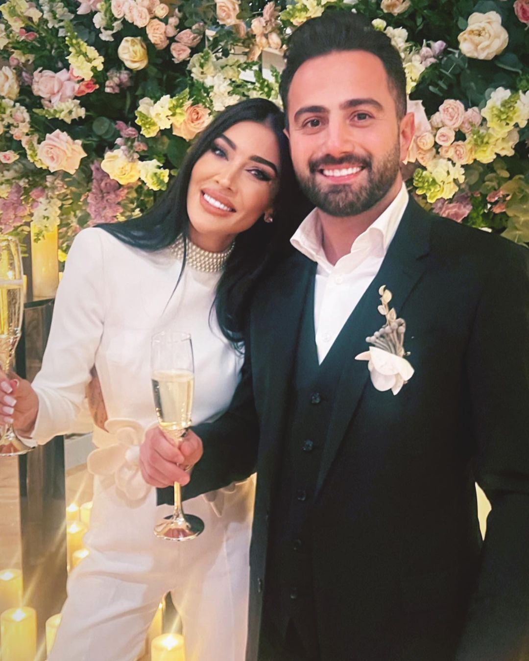 Melis Sütşurup'un kardeşi Simge Sütşurup dünyaevine girdi! Nikah şahidi Mustafa Sandal oldu 9
