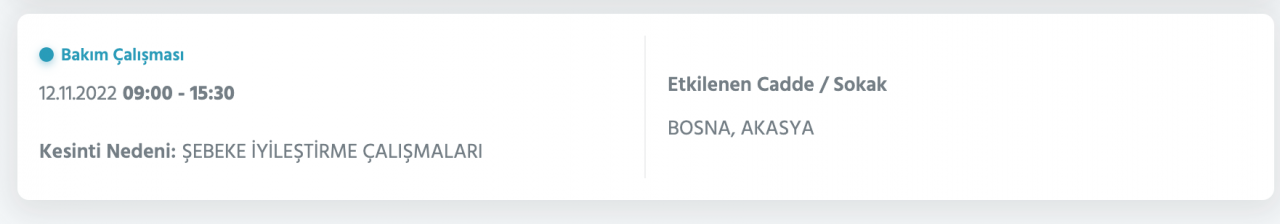 İstanbul’un 25 ilçesinde elektrik kesintisi (12 KASIM CUMARTESİ 2022) 31