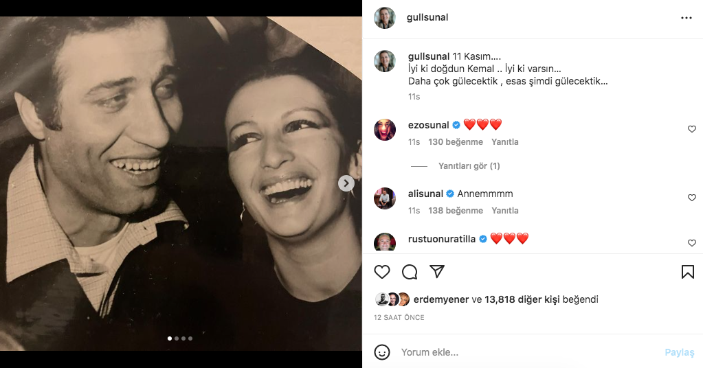 Kemal Sunal'ın doğum gününde eşi Gül Sunal'dan duygulandıran paylaşım 4