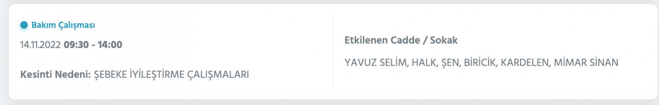 İstanbul’da 31 ilçeye ‘kesinti’ uyarısı yapıldı (14 KASIM PAZARTESİ 2022) 32