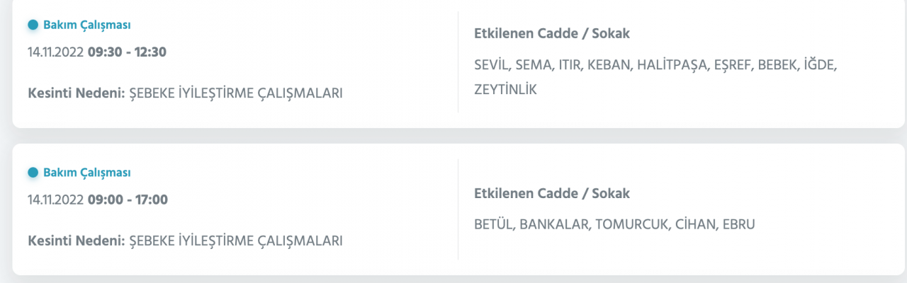İstanbul’da 31 ilçeye ‘kesinti’ uyarısı yapıldı (14 KASIM PAZARTESİ 2022) 36